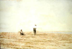 Netin korjaaminen tekijältä Thomas Cowperthwait Eakins