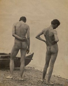 Thomas Eakins ja John Laurie Wallace rannalla, 1883