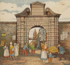 Calais: vesiportti (väri litho)