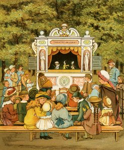 Punch- ja Judy-show Tuileries