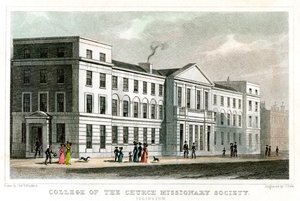 College of the Church Missionary Society, Islington, Lontoo, 1827. tekijältä Thomas Dale