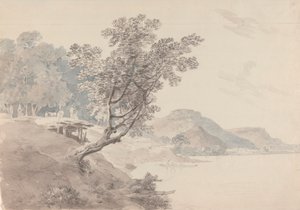 Akbarpur Gaut, lähellä Rahotasia, Intia tekijältä Thomas Daniell