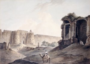 Purana Qila, Delhi, tekijältä Thomas Daniell