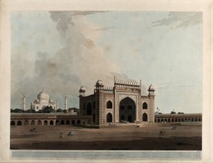 Taje Mahal, Agra tekijältä Thomas Daniell