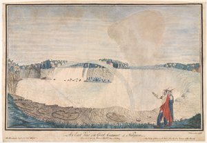 "Itäinen näkymä Niagaran suuresta kaihista?", 1762