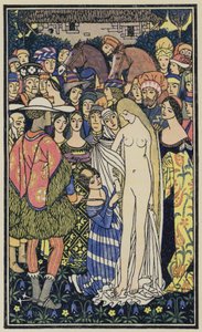 Kuvitus Boccaccion Dekameroniin (värilitro) (värilitro)