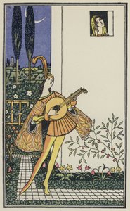 Kuvitus Boccaccion Dekameroniin (värilitro) (värilitro)
