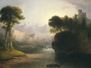 Fantastinen maisema, 1834.
