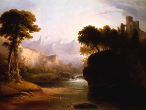Fantastinen maisema, 1834.