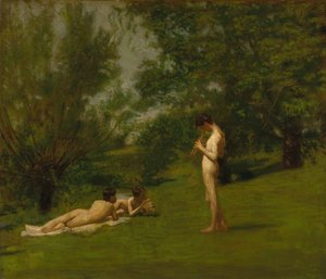 Arcadia, n. 1883. tekijältä Thomas Eakins