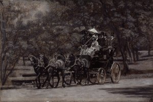 Fairman Rogers Four-in-Hand (Toukokuun aamu puistossa) tekijältä Thomas Eakins