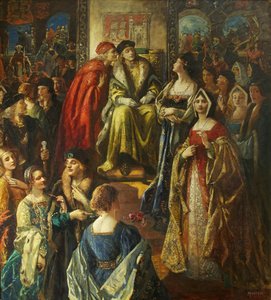 Kuningas Henrik VII sakotti Bristolin kansalaisia, koska heidän vaimonsa olivat niin hienosti pukeutuneita tekijältä Thomas Edwin Mostyn