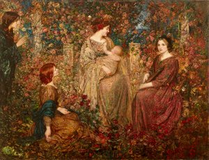 Lapsi (öljy kankaalle) tekijältä Thomas Edwin Mostyn
