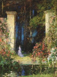 Vanha portti (öljy kankaalle) tekijältä Thomas Edwin Mostyn