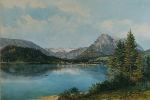 Altausseersee Dachsteinin kanssa