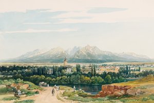 Lomnitzin linna ja Tatravuoret Unkarissa