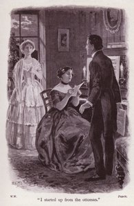 Kuvitus Wilkie Collinsin teokselle The Woman In White (litho)