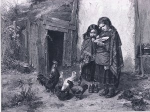 Pot Luck, The Magazine of Art 1893, Cassell and Company tekijältä Thomas Faed
