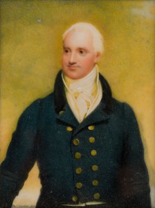 Cecil Foresterin muotokuva, noin 1. Lord Forester, n. 1830 (öljy ja norsunluu) tekijältä Thomas Falcon Marshall