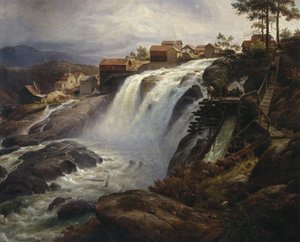 Haugfoss tekijältä Thomas Fearnley