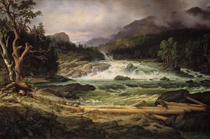 Labrofossen lähellä Kongsbergia