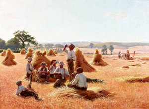 Harvesterit lepäävät, 1898 tekijältä Thomas Frederick Mason Sheard