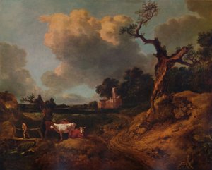 Elmsett Church, West Suffolk, 1700-luku, 1935 tekijältä Thomas Gainsborough