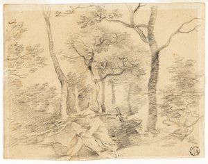 Gainsboroughin luonnostelu Woodsissa tekijältä Thomas Gainsborough