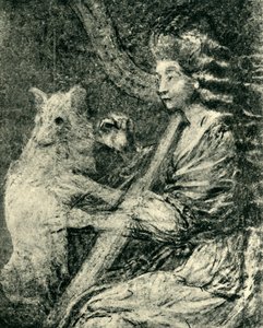 Harpisti ja koira, c1778, 1943. tekijältä Thomas Gainsborough