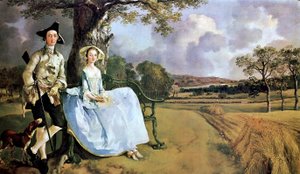 Herra ja rouva Andrews tekijältä Thomas Gainsborough