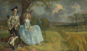 Herra ja rouva Andrews, 1750 tekijältä Thomas Gainsborough