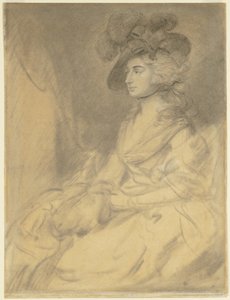 Rouva Sarah Siddons tekijältä Thomas Gainsborough