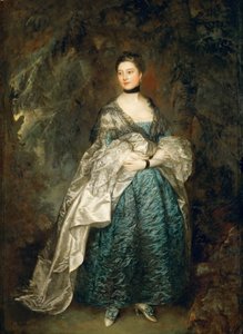 aLady Alstonin muotokuva, Gertrude Durnford 1731-1807, 1760. tekijältä Thomas Gainsborough