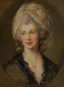 Kuningatar Charlotte. tekijältä Thomas Gainsborough