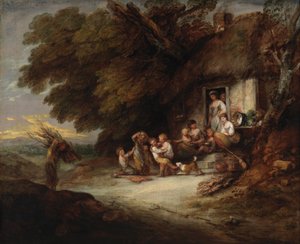 Mökin ovi tekijältä Thomas Gainsborough