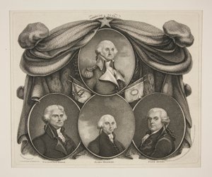 (Washington) Thomas Jefferson. - James Madison. - John Adams tekijältä Thomas Gimbrede