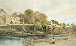 Bolton Abbey, Yorkshire tekijältä Thomas Girtin