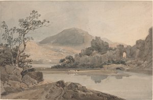 Conwyn linna, Pohjois-Wales tekijältä Thomas Girtin