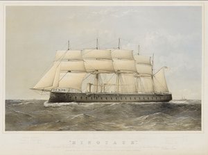 Rautakoteloinen ruuvihöyryfregatti HMS "Minotaur".