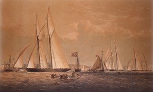 Cambrian voittaja Anglo American Yacht Race, 1868