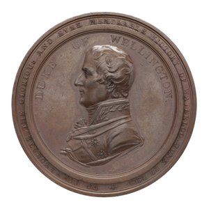 Mitali Wellingtonin ja Blücherin muistoksi Waterloossa, 1815 (pronssi)
