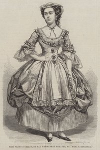 Neiti Fanny Stirling, Haymarket-teatterista, Miss Hardcastlen roolissa