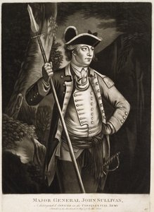 Kenraalimajuri John Sullivan, mannermaisen (sic) armeijan arvostettu upseeri tekijältä Thomas Hart