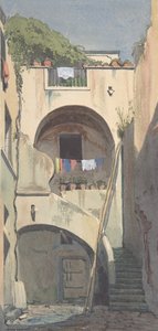 Talo Sorrentossa, 1800-luvun puoliväli.
