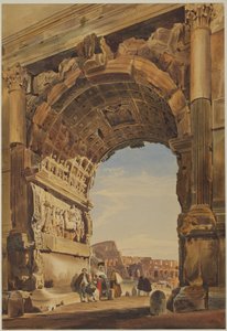 Tituksen kaari ja Colosseum, Rooma