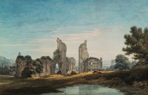 Glastonbury Abbey, 1795 tekijältä Thomas Hearne