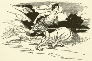 Maratonin uutiset (kaiverrus) tekijältä Thomas Heath Robinson