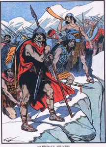 Hannibalin sotilaat (värilitra) tekijältä Thomas Heath Robinson