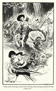 Hunnit (litografia) tekijältä Thomas Heath Robinson