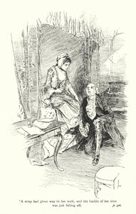 Kuvitus Laurence Sternen teokseen A Sentimental Journey (litografia). tekijältä Thomas Heath Robinson
